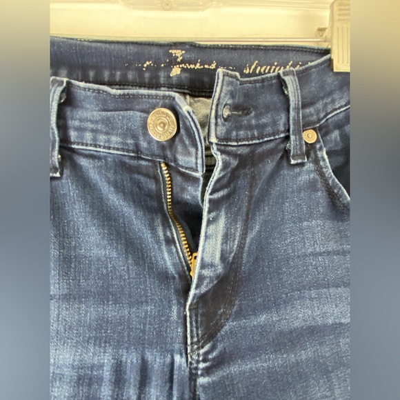 7 for all mankind straight-leg jeans Sz26x32 (sku 113) - Picture 3 of 15